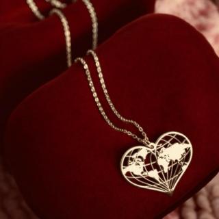 LOVE TRAVEL, Lantisor  Argint 925