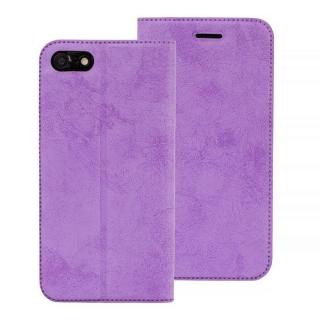 Husa Samsung S7 violet, piele ecologica, model carte Clarino