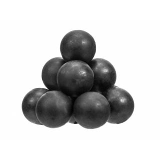 250 Bile cal .50 Practice - Rubberballs - 1,23g - Black