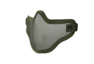Masca protectie tip botnita , plasa otel - Olive