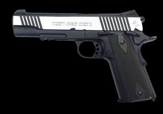 Pistol COLT 1911 Rail Gun Dual Tone Blowback Full Metal CO2