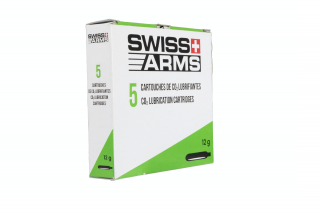 Set 5 Capsule CO2 cu ulei lubrifiant pentru mentenanta Swiss Arms