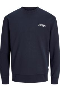 Bluza JACK JONES Beau Crew - 12268435-Sky Captain