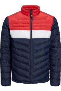 Geaca JACK JONES Hero Puffer - 12211788-Navy Blazer TRUE RED