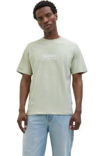 Tricou JACK JONES Almeria Branding - 12276784-Celadon Tint