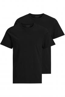 Tricou JACK JONES Basic 2-Pack - 12133913-Black