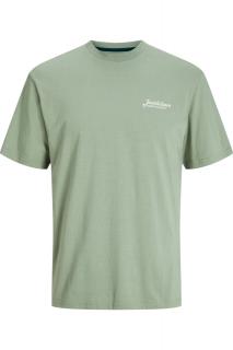 Tricou JACK JONES Beau Frontprint - 12275012-Iceberg Green