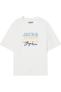 Tricou JACK JONES Canguu FST JNR - 12281852-Bright White