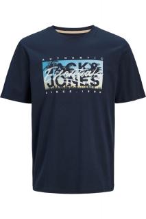 Tricou JACK JONES Colton Photoprint - 12268438-Sky Captain