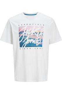 Tricou JACK JONES Colton Photoprint - 12268438-White