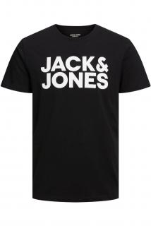 Tricou JACK JONES Corp Logo - 12151955-Black WL