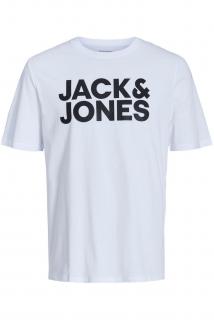 Tricou JACK JONES Corp Logo - 12151955-White BL