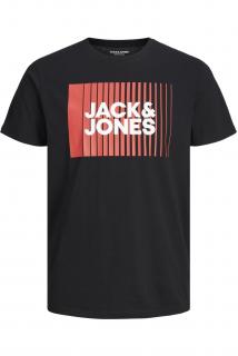 Tricou JACK JONES Corp Logo - 12233999-Black