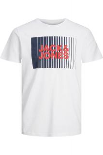 Tricou JACK JONES Corp Logo - 12233999-White