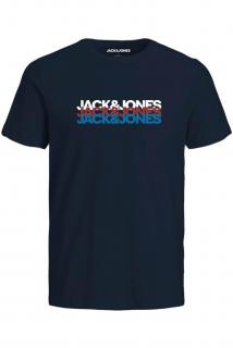 Tricou JACK JONES Cyber - 12256777-Navy Blazer