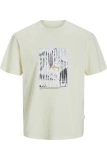 Tricou JACK JONES Frederiksberg Margate Photo - 12265644-Antique White