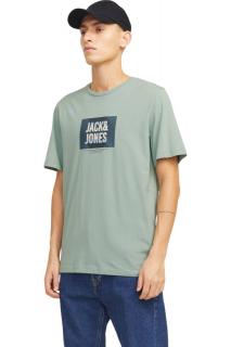 Tricou JACK JONES Hudson - 12268477-Iceberg Green