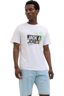 Tricou JACK JONES Jaxon LN - 12269390-White