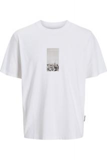 Tricou JACK JONES Pacer Photo Branding - 12273775-Bright White