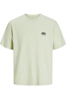 Tricou JACK JONES Paros Abstract Backprint - 12273385-Celadon Tint