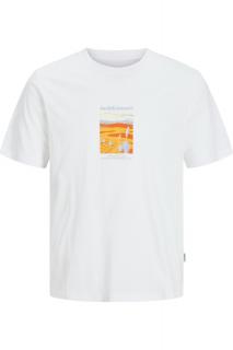 Tricou JACK JONES Split Graphic Front - 12273000-Bright White