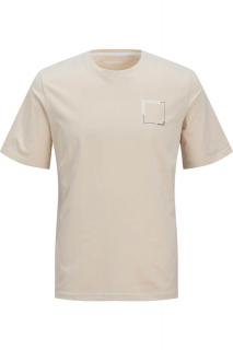Tricou JACK JONES Verner - 12269314-Moonbeam