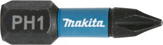 2 BITI IMPACT BLACK HEX 1 4 PH 2 25MM, Makita
