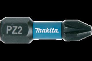 2 BITI IMPACT BLACK HEX 1 4 PZ 2 25MM, Makita