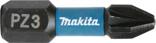 2 BITI IMPACT BLACK HEX 1 4 PZ 3 25MM, Makita