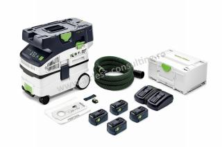 Aspirator mobil cu acumulator CLEANTEC CTLC MIDI I-Plus Festool