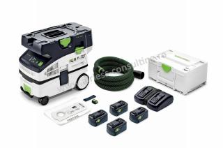 Aspirator mobil pe acumulator, CTLC MINI I Plus CLEANTEC, Festool