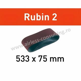 Banda abraziva Rubin 2 L533x75 P100 RU 10 Festool