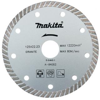 DISC DIAMANTAT 125MM GRANIT BETON MARMURa S.ONDULAT, Makita