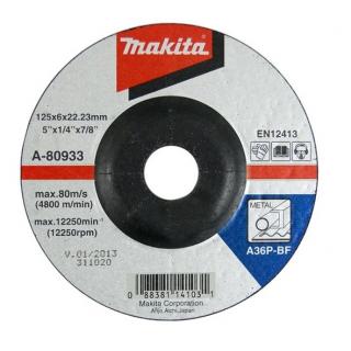 DISC sLEFUIRE OTEL 125X6X22.23, Makita
