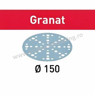 Disc smirghel pereti, STF D150, 48, P180, 100 buc, Granat, Festool