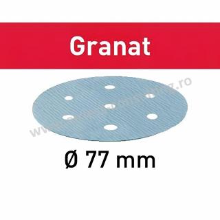 Disc smirghel, STF D 77, 6, P1500, buc 50, Granat, Festool