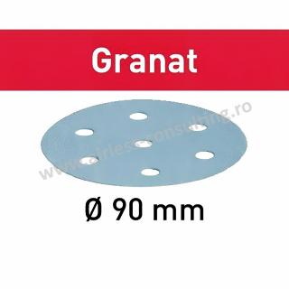 Disc smirghel, STF D90, 6, P60, buc 50, Granat, Festool