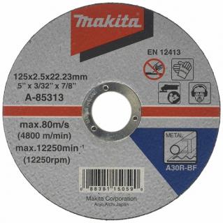 DISC TAIERE OTEL A30R 125X22,23X2,5, Makita