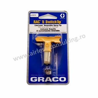 Duza, airless, Graco, RAC V LineLazer 213, 0.013 inch, 0.23 mm, Unghi de pulverizare 20   LL5213