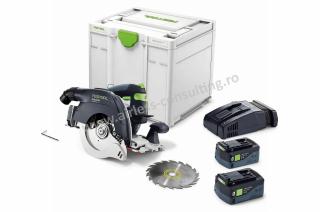 Ferastraie circulare manuale pe acumulator, HKC 55 5, 0 EBI Plus SCA, Festool