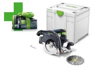 Ferastrau circular manual cu un acumulator Gratuit HKC 55 EB-Basic-5,0 Festool