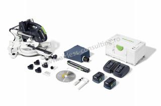Ferastrau circular stationar cu sanie de glisare cu acumulator KAPEX KSC 60 EB 5,0 I-Plus Festool