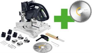 Ferastrau circular stationar Festool pe acumulatori SYMMETRIC SYMC 70 EB-Basic cu Panza de ferastrau Cadou