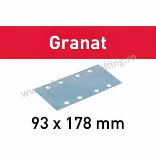 Foaie smirghel, STF 93X178, P120, buc 100, Granat, Festool