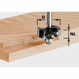 Freza de faltuit cu Placute amovibile HW S8 D38, 12, Festool