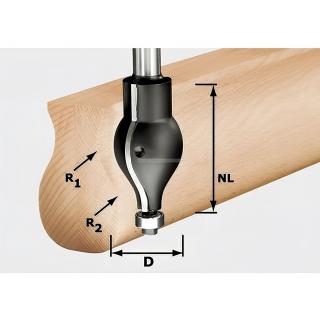 Freza de profil HW R20.5, 16, D32, 57 S12, Festool