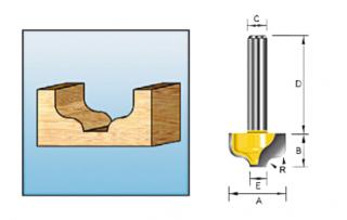 FREZa MUCHII ROTUNJITE R4 6MM, Makita