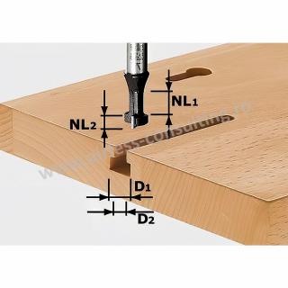 Freza, pentru caneluri In T HW S8 D10, 5, NL13, Festool