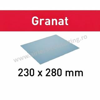 Garnitura de slefuire manuala Granat 230x280 P400 GR 10 Festool