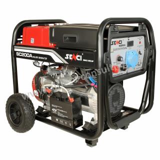 Generator de curent si sudura pe benzina SC 200A, 5.5 kW, 230V
